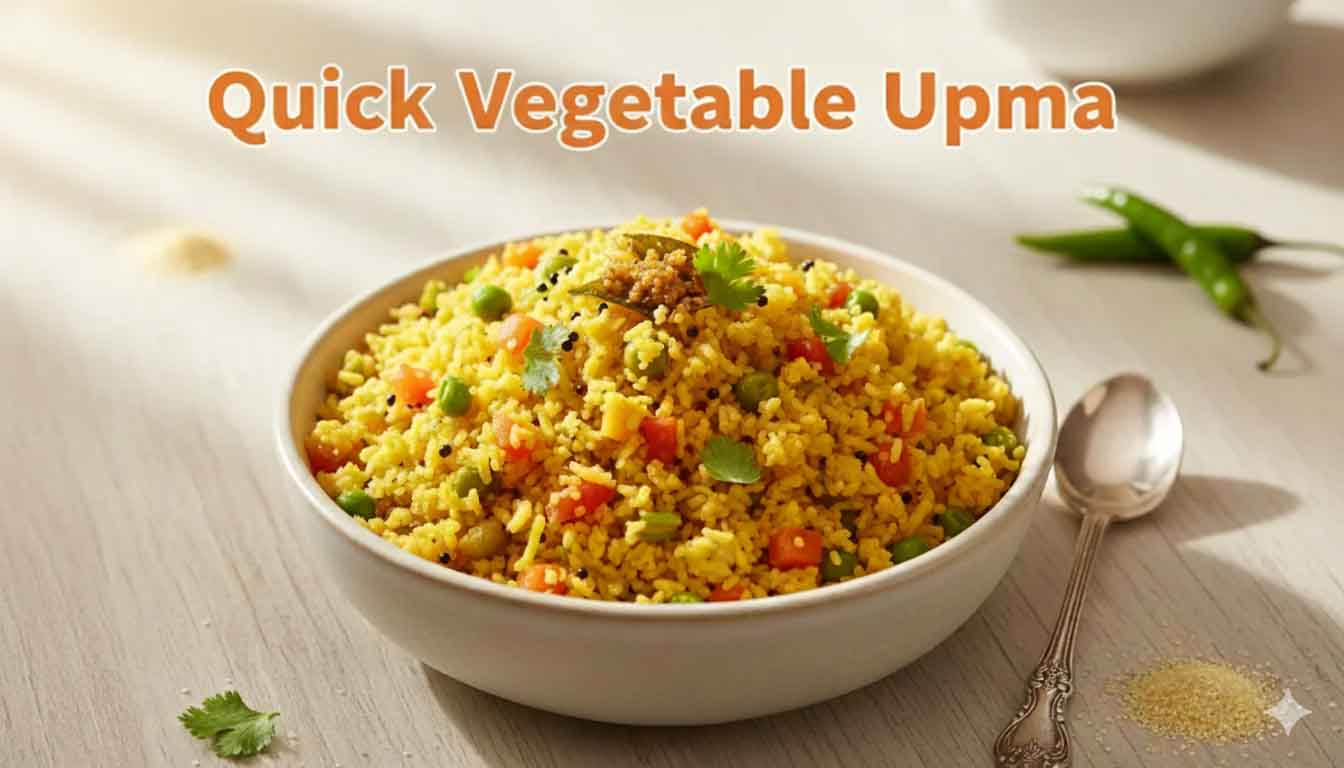 Quick Vegetable Upma