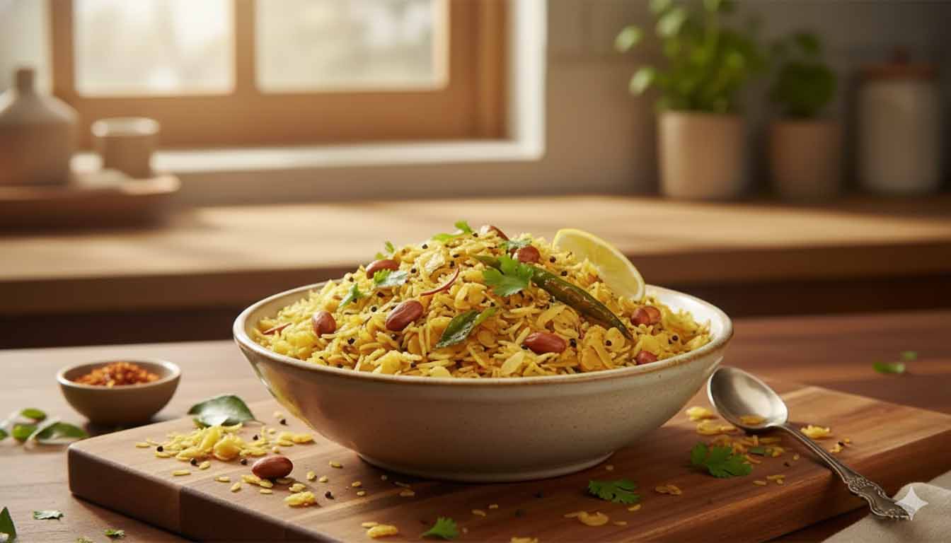 Quick Tadka Poha (Simple & Easy)