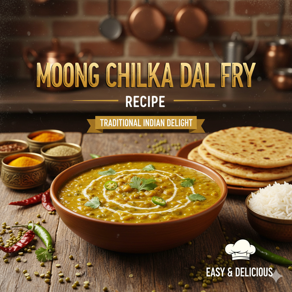Moong Chilka Dal Fry