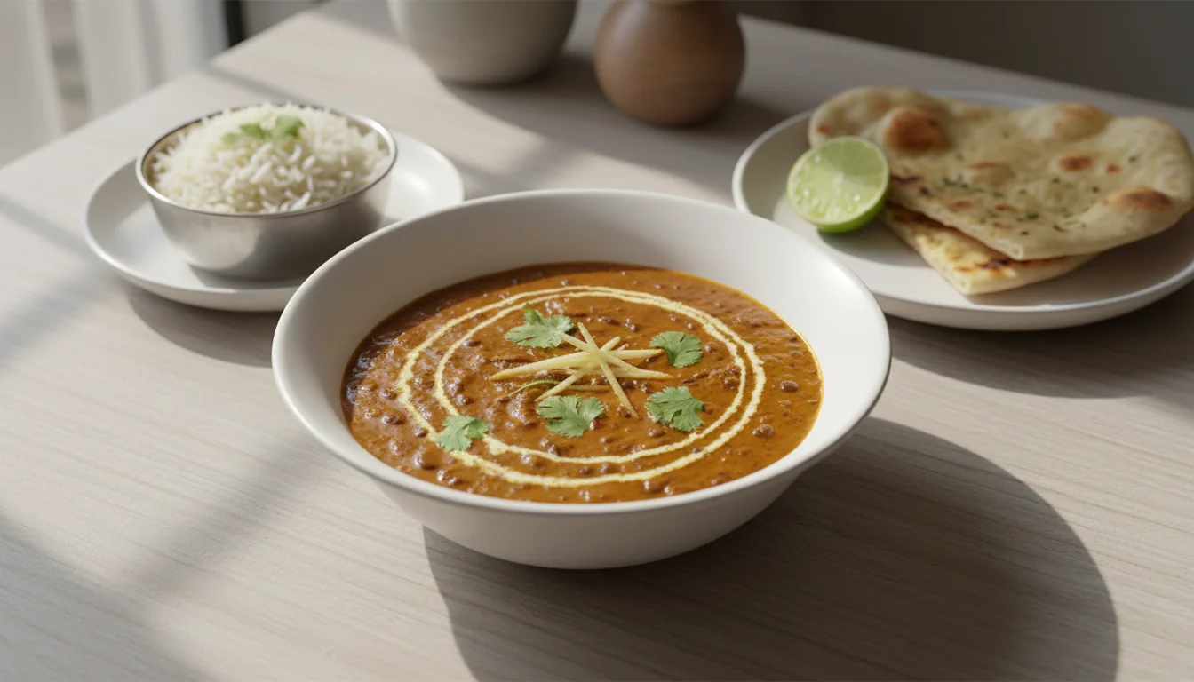 Dal Makhani (Creamy Whole Black Lentil Curry)