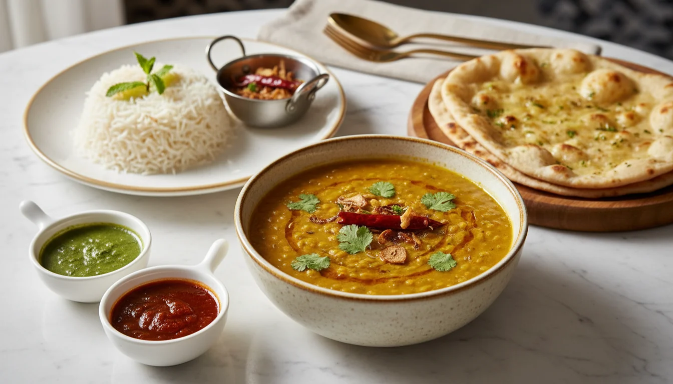 Dhuli Urad Dal Tadka (Split & Skinned Black Gram Lentil Curry)