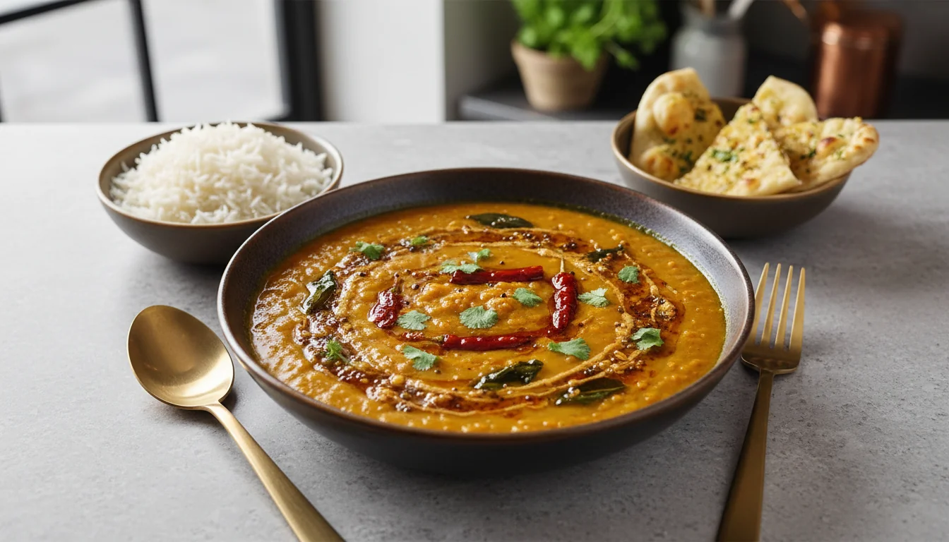 Homestyle Masri Dal Tadka (Spiced Red Lentil Stew)