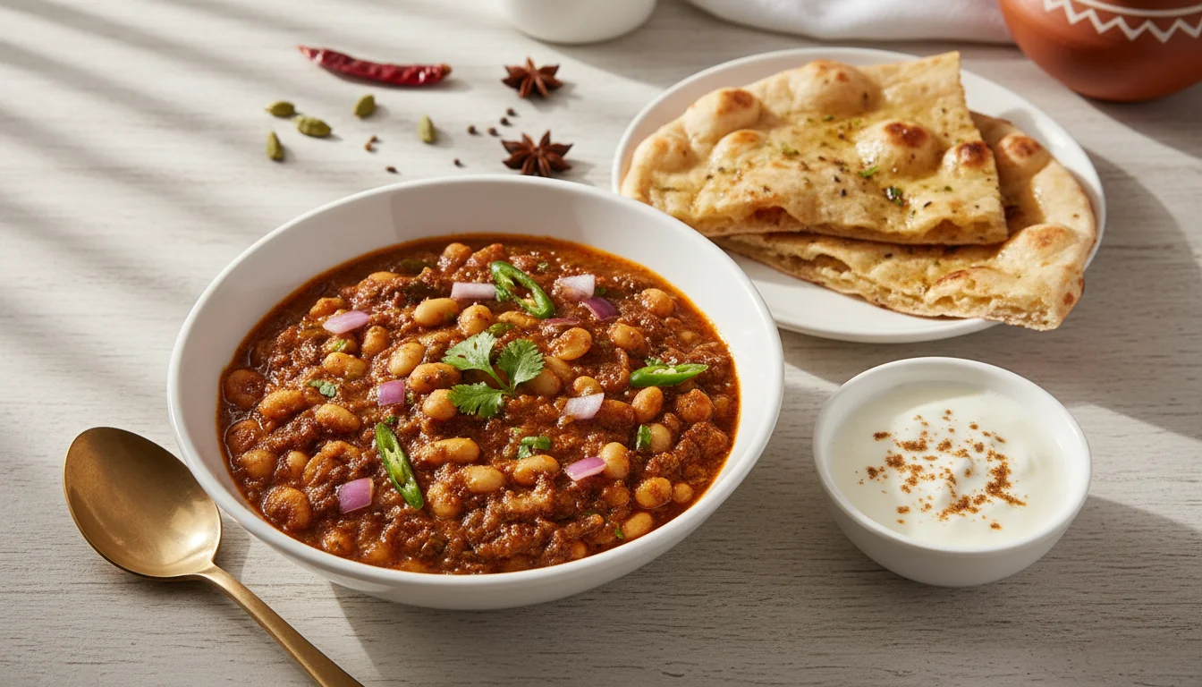 Pindi Lobhiya (Spiced White Lobhiya Curry)