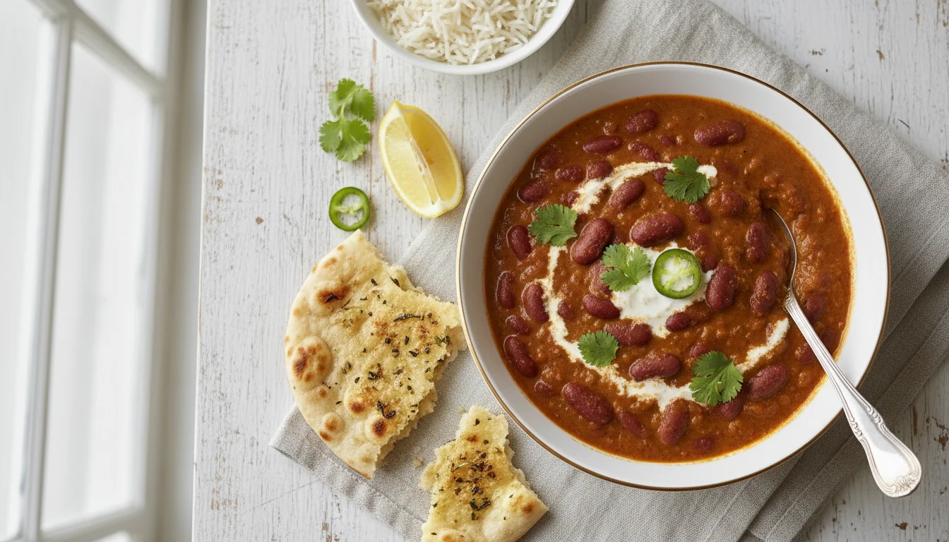 Punjabi Rajma Chitra (Creamy Kidney Bean Curry)