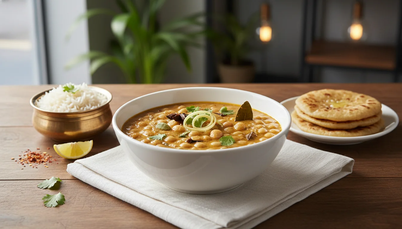 Safed Matar ki Subzi (White Peas Curry)