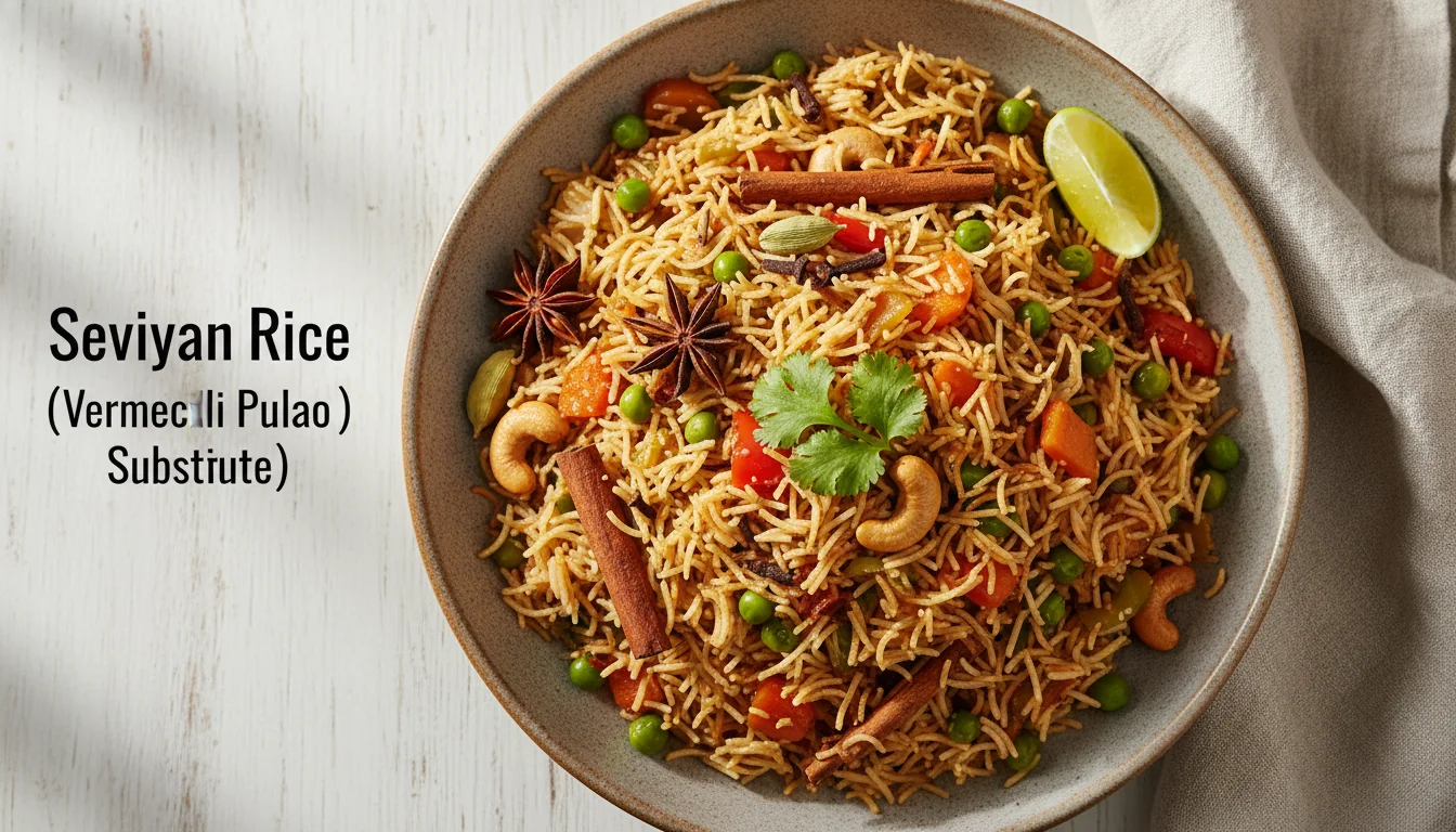 Seviyan Rice (Vermicelli Pulao Substitute)