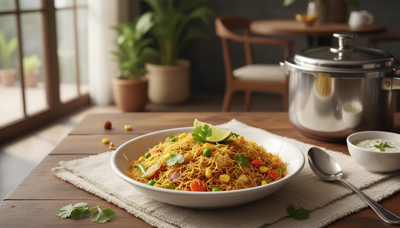 Vegetable Seviyan Khichdi (Pressure Cooker)